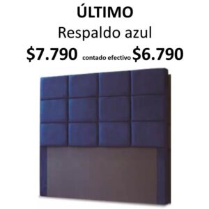 Respaldo 2 plazas