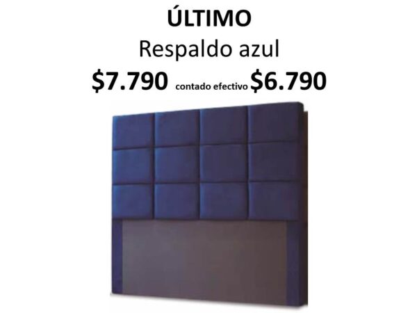 Respaldo 2 plazas