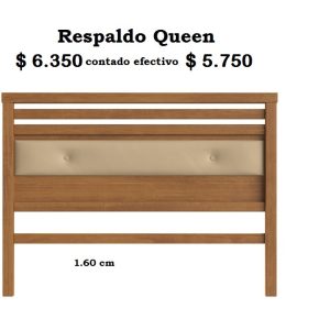 Respaldo 2 plazas