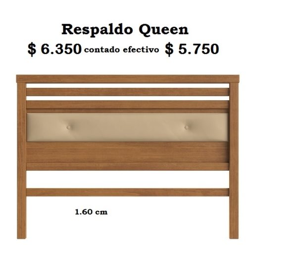 Respaldo 2 plazas