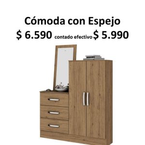Cómoda con espejo