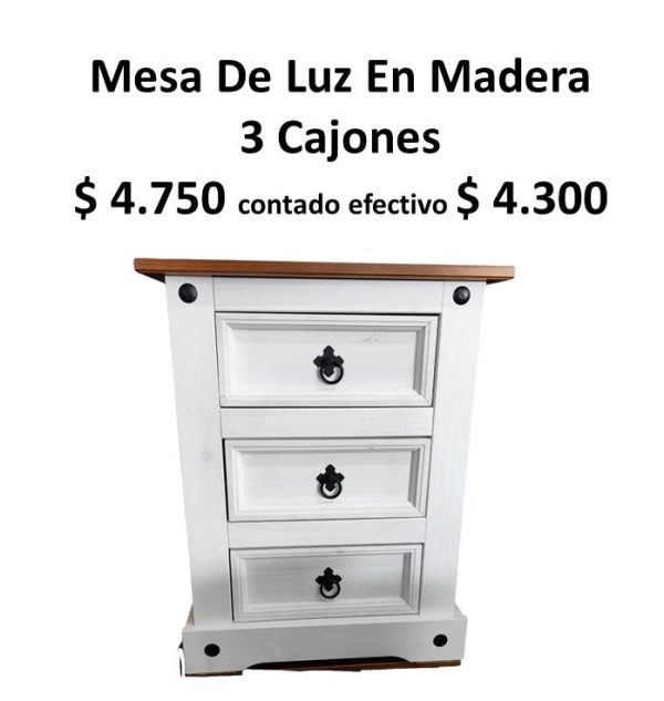 Mesa De Luz Madera