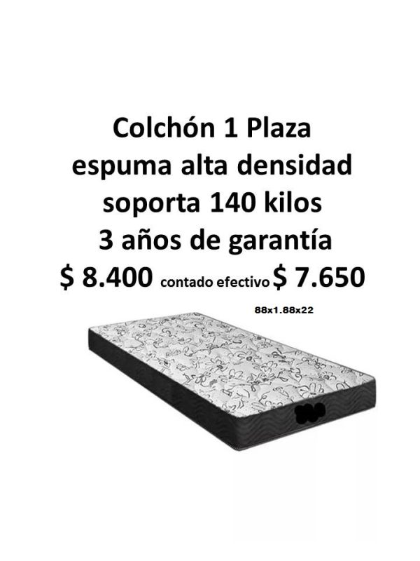 Colchón 1 Plaza