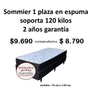 Sommier 1 Plaza