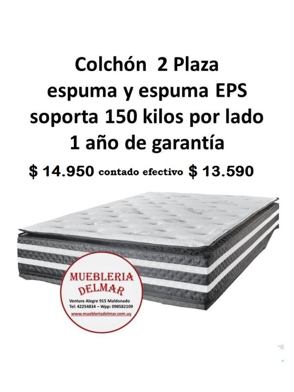 Colchón 2 plaza