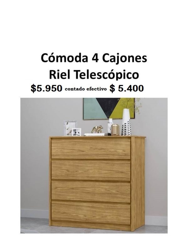 Cómoda 4 Cajones