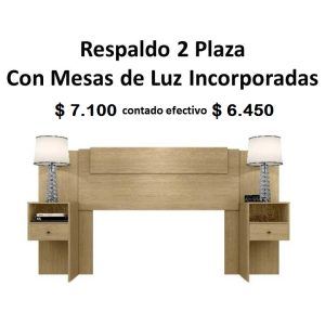 Respaldo 2 Plaza