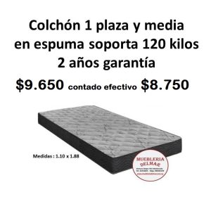 Colchón Plaza Y Media