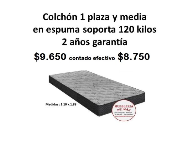 Colchón Plaza Y Media