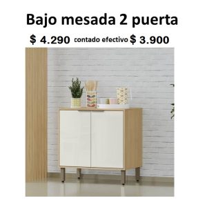 Bajo mesada 2 puertas