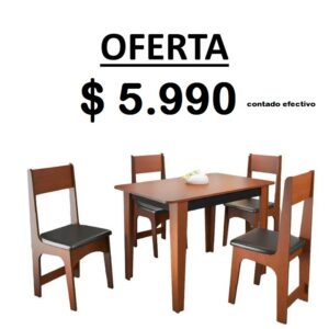 Juego De Comedor MDF