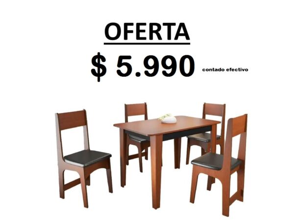 Juego De Comedor MDF