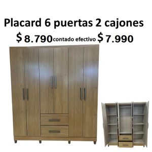 Placard 6 puertas
