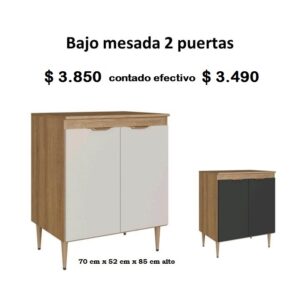 Bajo mesada 2 puertas