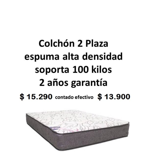 Colchón 2 Plaza