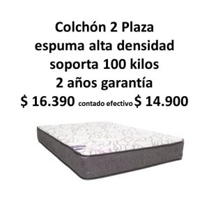 Colchón 2 Plaza