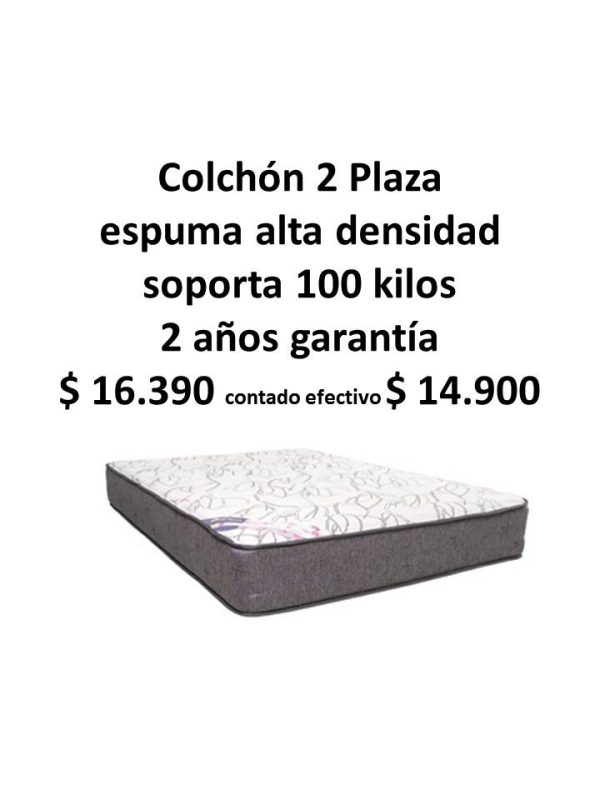 Colchón 2 Plaza