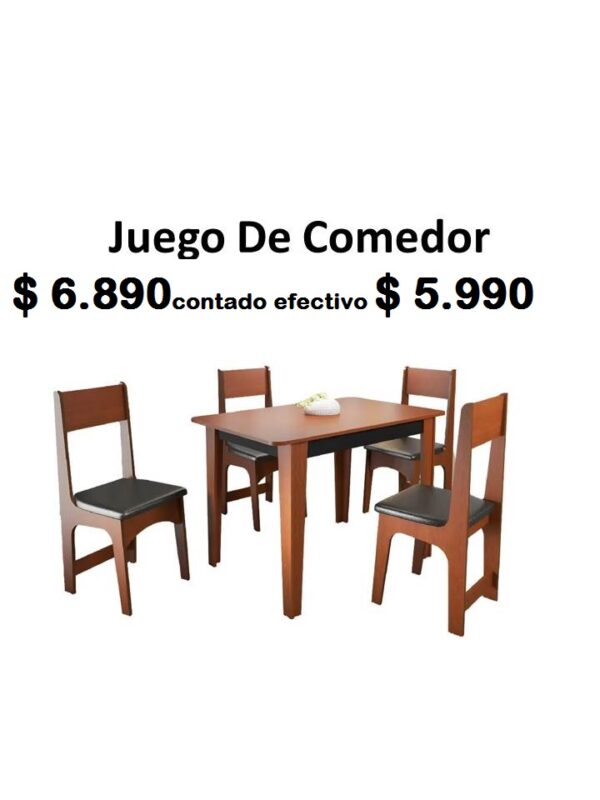 Juego De Comedor MDF