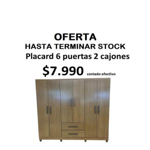 Placard 6 puertas