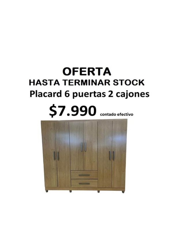 Placard 6 puertas