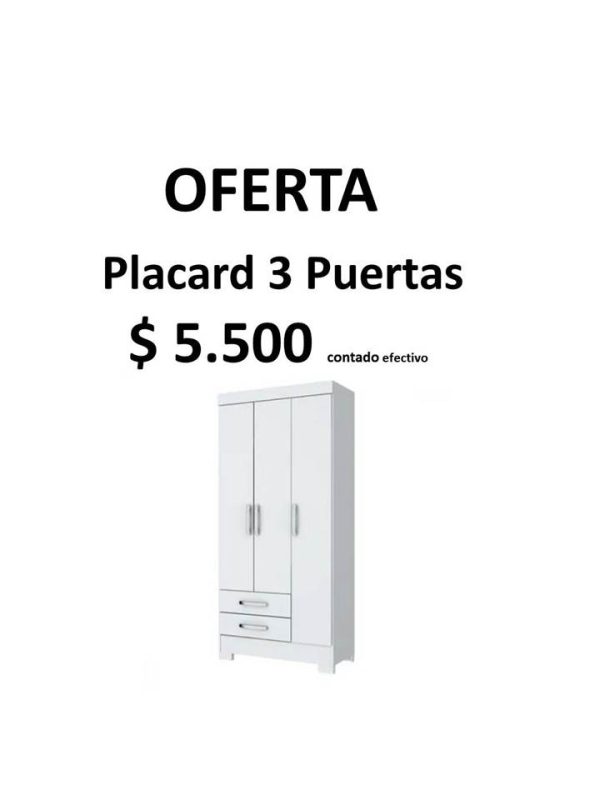 Placard 3 Puertas