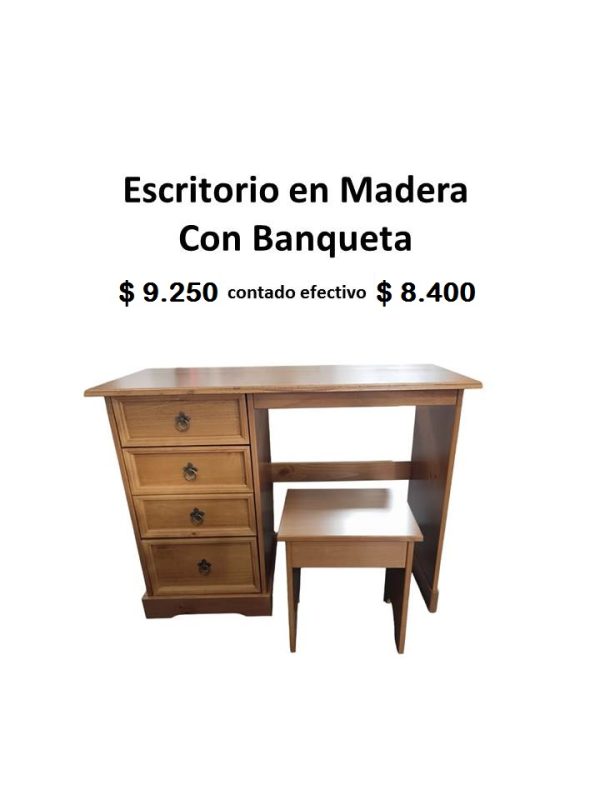 Escritorio En Madera
