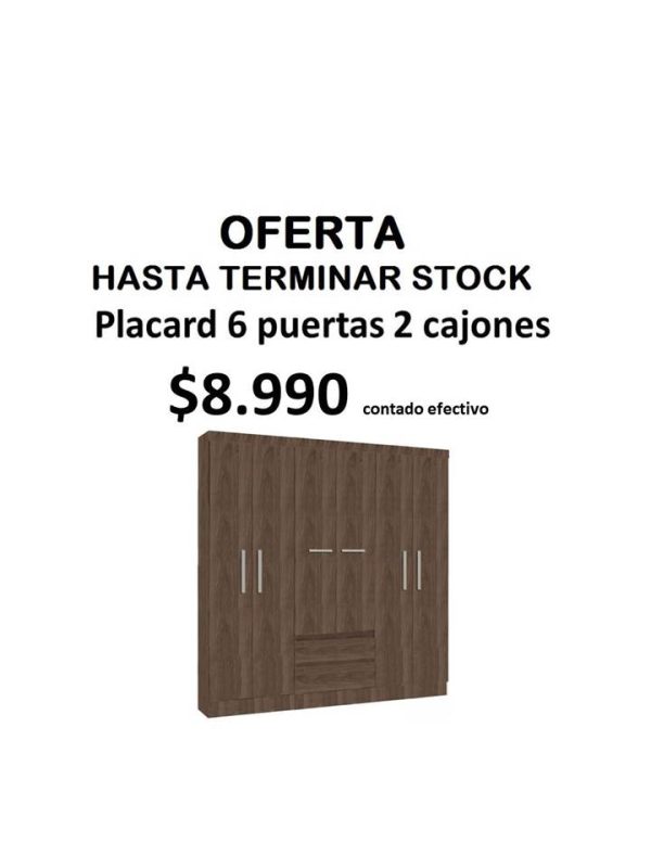 Placard 6 Puertas