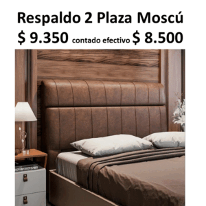 Respaldo 2 plazas Moscou