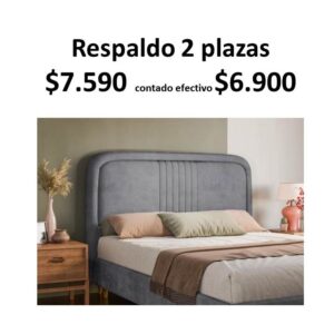 Respaldo 2 plazas