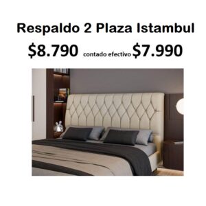 Respaldo 2 plazas Istambul