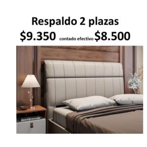 Respaldo 2 plazas