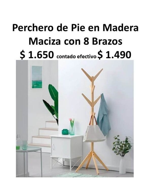 Perchero En Madera