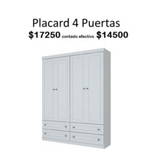 Placard 4 Puertas