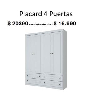 Placard 4 Puertas