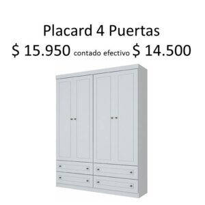 Placard 4 Puertas