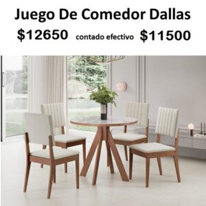 Juego De Comedor Dallas