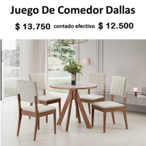Juego De Comedor Dallas