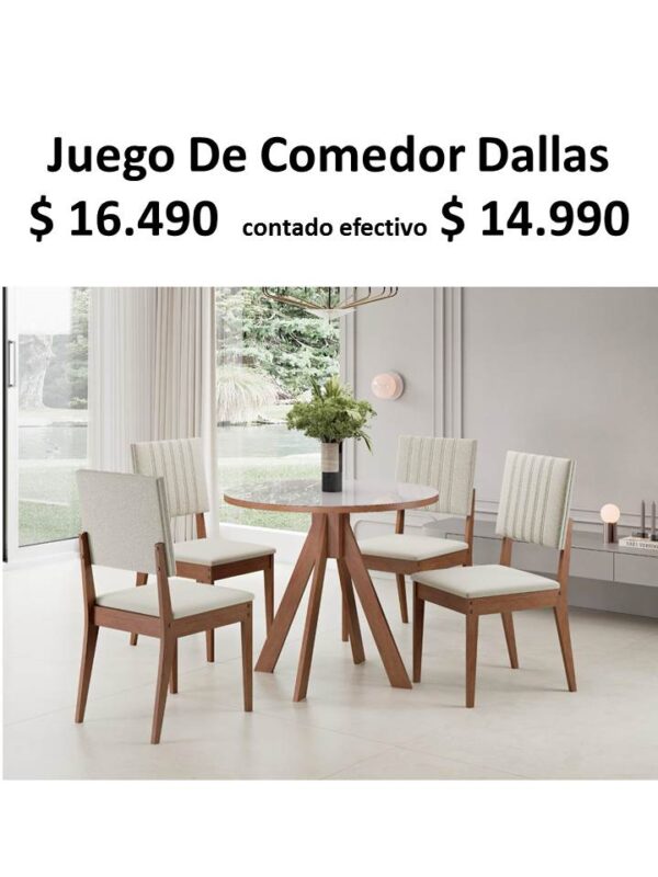 Juego De Comedor Dallas