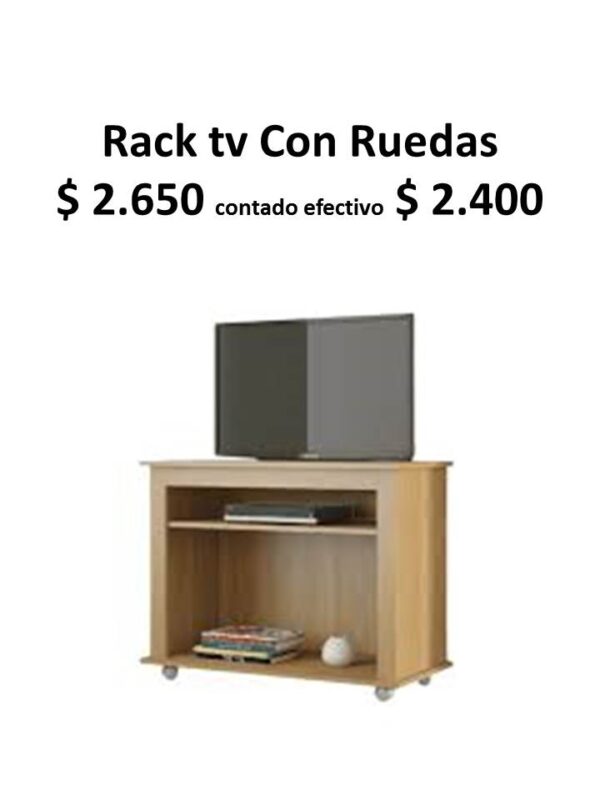 Rack Tv Con Ruedas