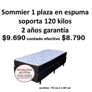 Sommier 1 plaza