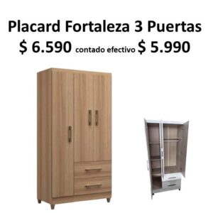 Placard Fortaleza 3 Puertas