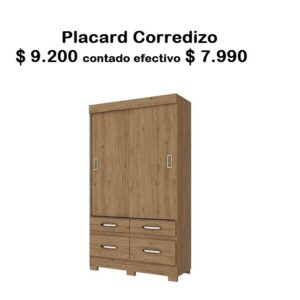 Placard Corredizo