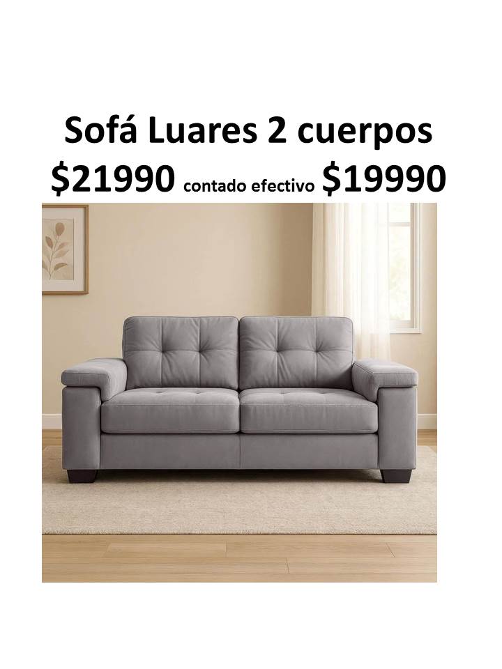 Sofa Luares 2 cuerpos